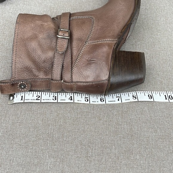 Frye brown western cowgirl ankle boots size 7.5 style B3476291 - Picture 12 of 14